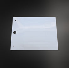 FTY 9700550 / FTW 9700550 - Sheet - Cable and Conduit Marker - Precut - White and Yellow 9mm x 70mm