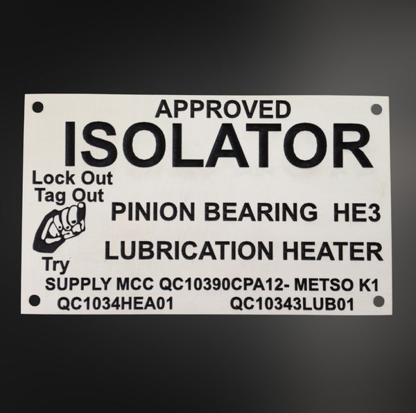 Acrylic Labels - 1.6mm