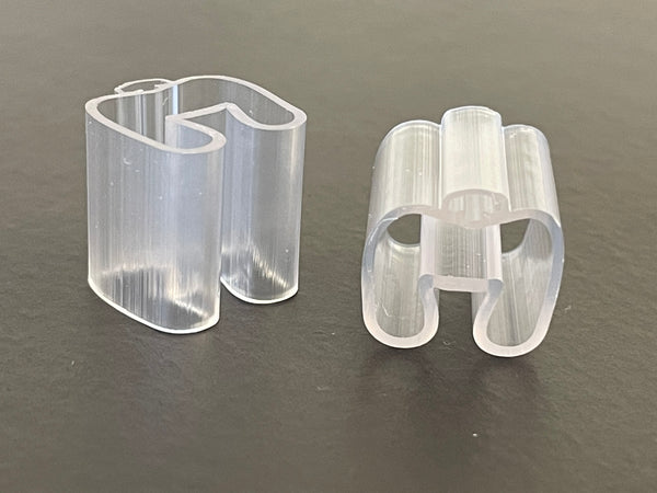 S5/150250 - Transparent Sleeves For FLAT Cable Tags 15mm