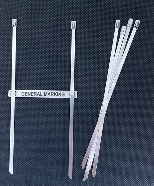 200mm Stainless Steel Cable Tie - 4.6mm x 200mm